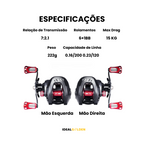 Carretilha Penn 7.2:1 Geração 2024 DRAG 15KG