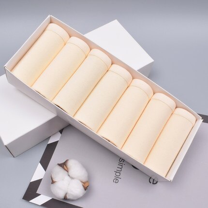 Kit Com 7 Calcinhas Antibacterianas - 100% Algodão - lojaidealgolden
