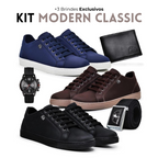 Kit Modern Classic - 3 Sapatos Premium + 3 Brindes Exclusivos - lojaidealgolden