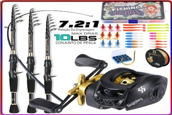 Kit Pesca Premium (Poucas Unidades) - lojaidealgolden