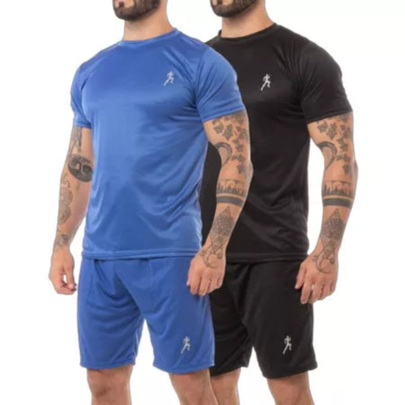 Kit 4 camisetas Masculinas + 4 Bermudas Academia 2025