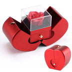 Rosa Eterna + Colar I Love You