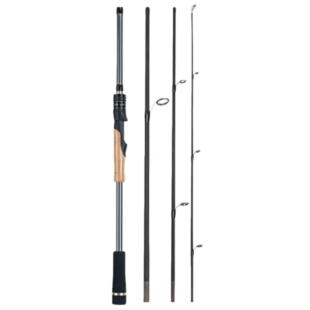 Vara de Pesca Premium de Carbono para Viagem