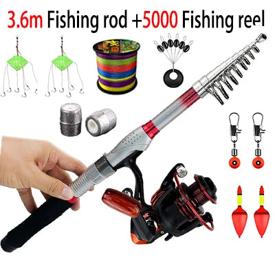 Combo MasterFish – Kit Premium de Pesca com Vara e Carretilha + BRINDE