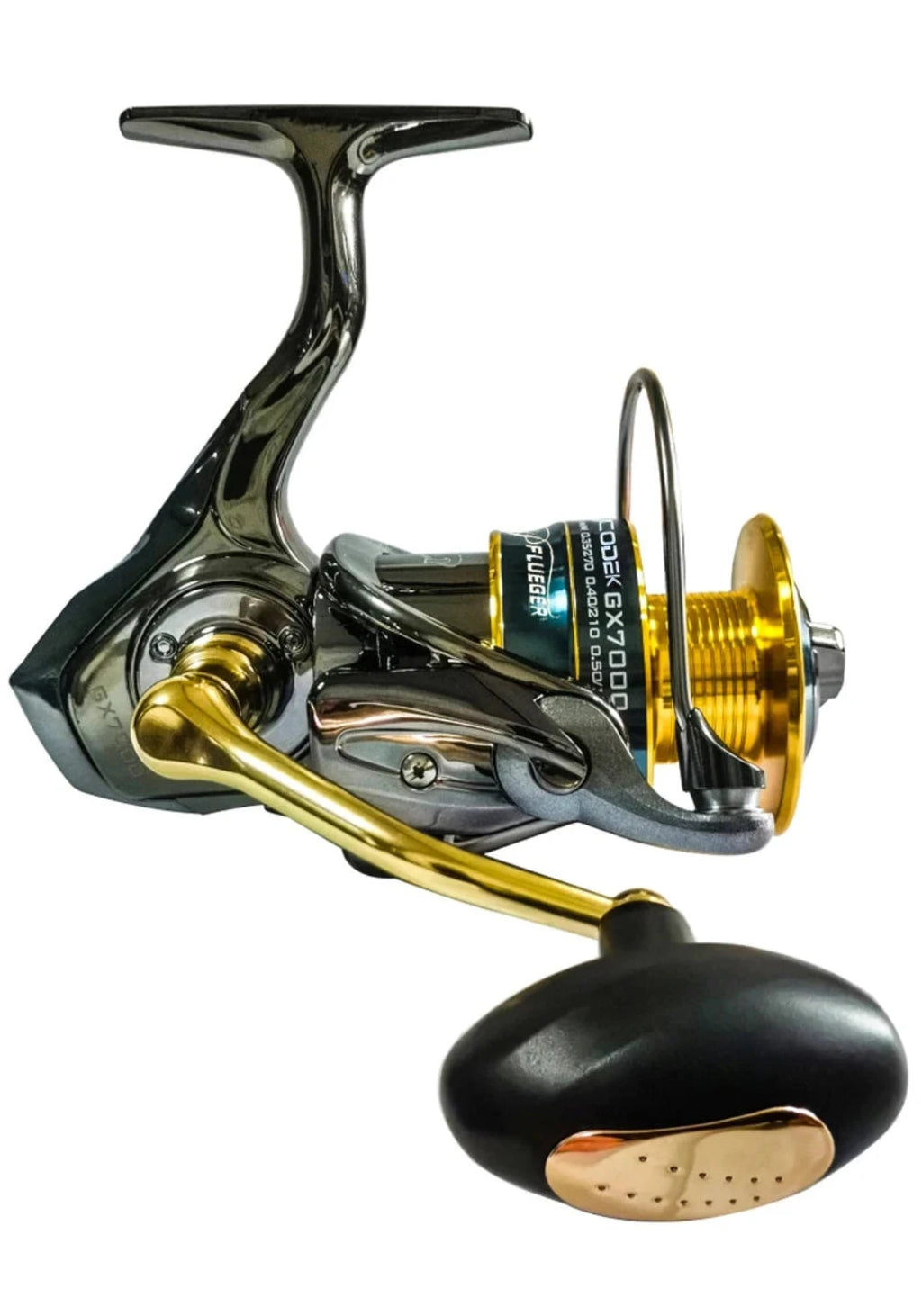 Molinete de Pesca Geração 2024 Alta Velocidade 25Kg Drag