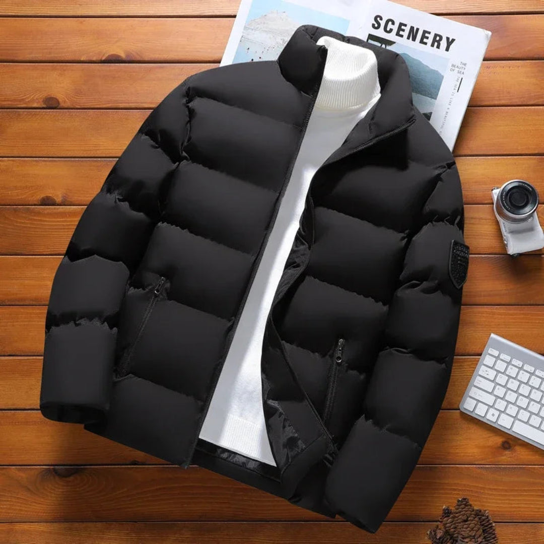 Jaqueta Puffer Masculina Everest 2026 – Gola Alta Premium