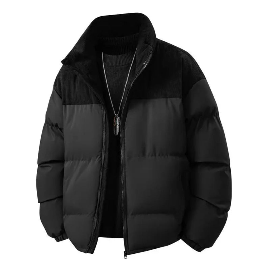 Jaqueta Térmica Masculina Alpine Block| Forro Quente + Estilo Premium