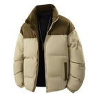 Jaqueta Térmica Masculina Alpine Block| Forro Quente + Estilo Premium