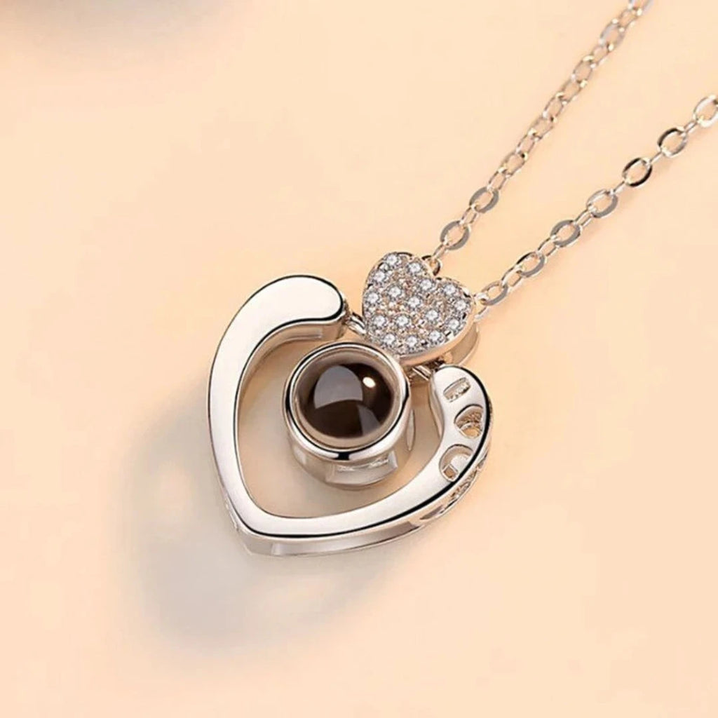 Colar I love you Com Caixa de Presente