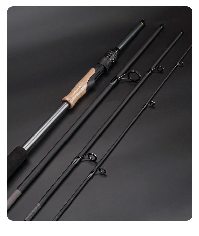 Vara de Pesca Premium de Carbono para Viagem