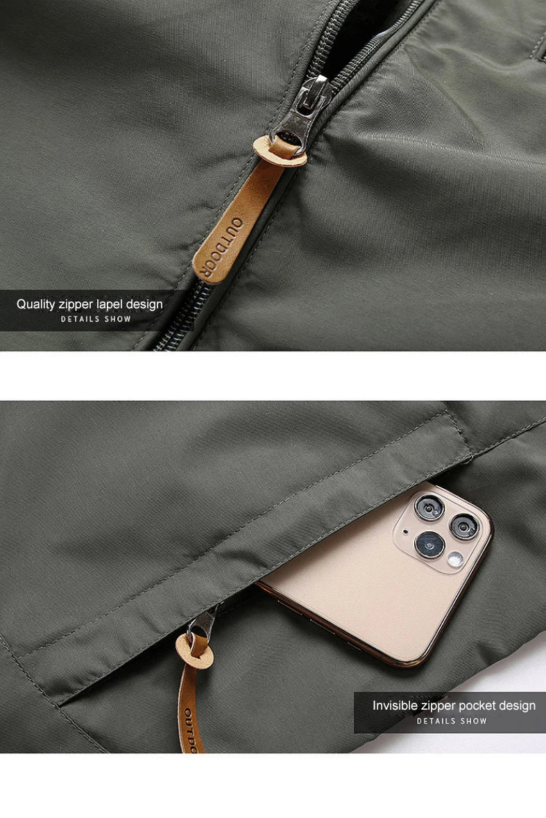 JAQUETA MILITAR OUTDOOR IMPERMEÁVEL MASCULINA
