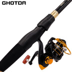 Kit de Pesca Premium: Vara de Pesca Telescópica Ghotda 1.6-2.4M com Molinete High Speed DC