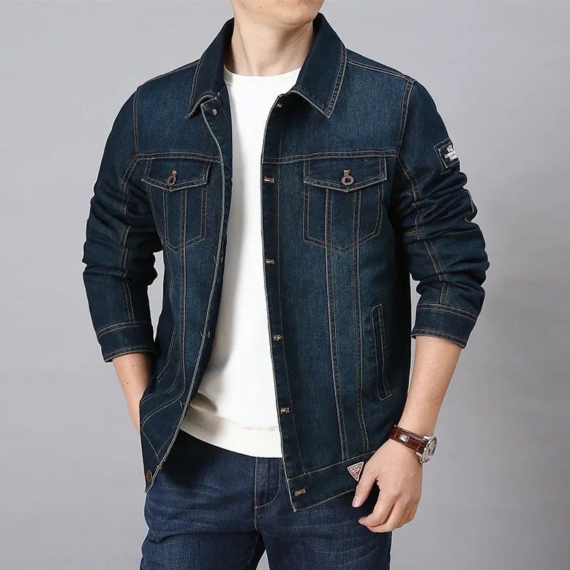 Jaqueta Masculina Jeans Forrada