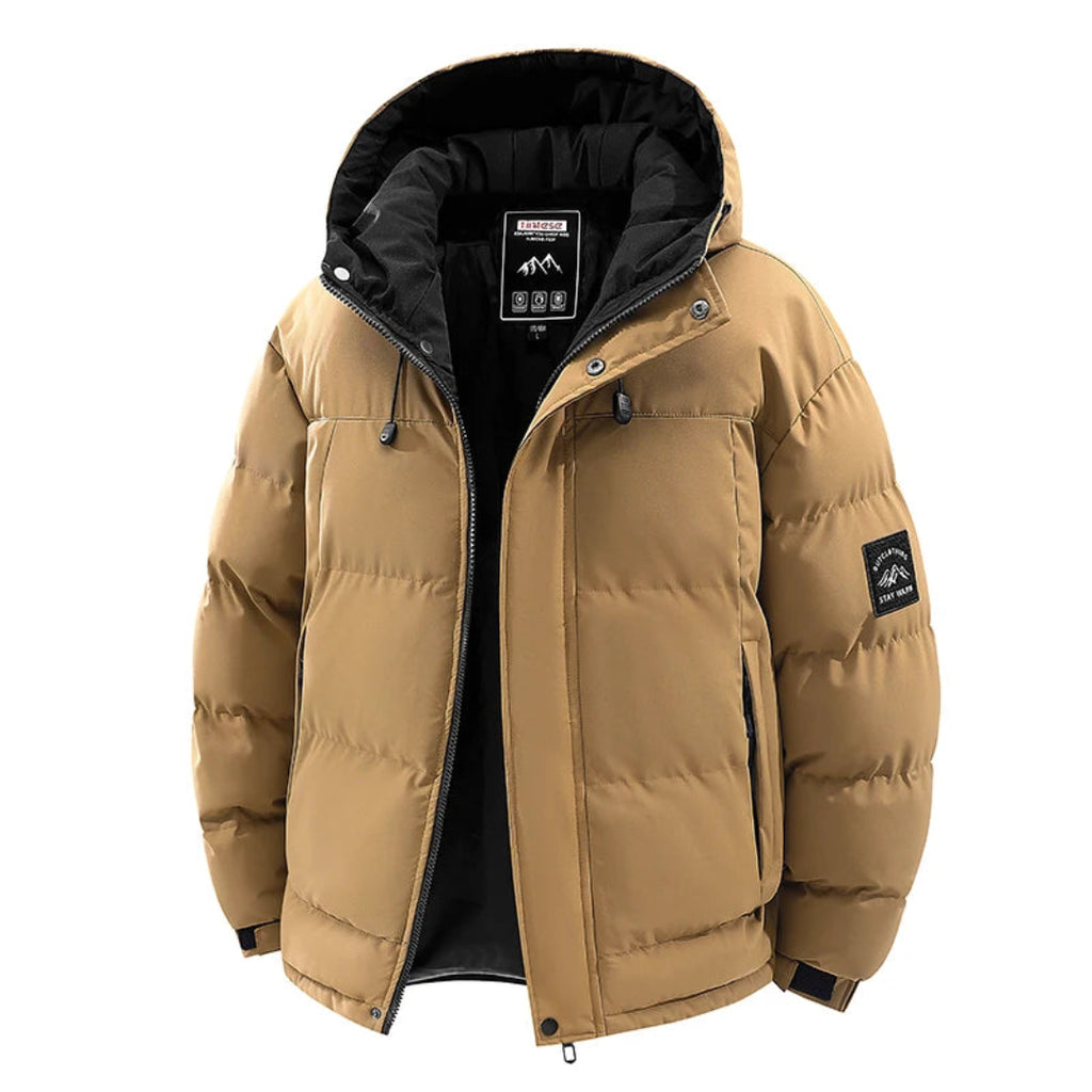 Jaqueta Parka ArcticShield™ (Capuz + Forro Térmico)