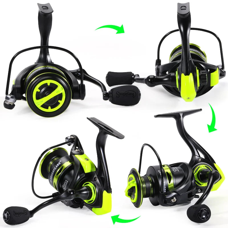 Molinete de Pesca FisherPro 5:2.1 + 2 Linhas Multifilamento + Brinde Exclusivo