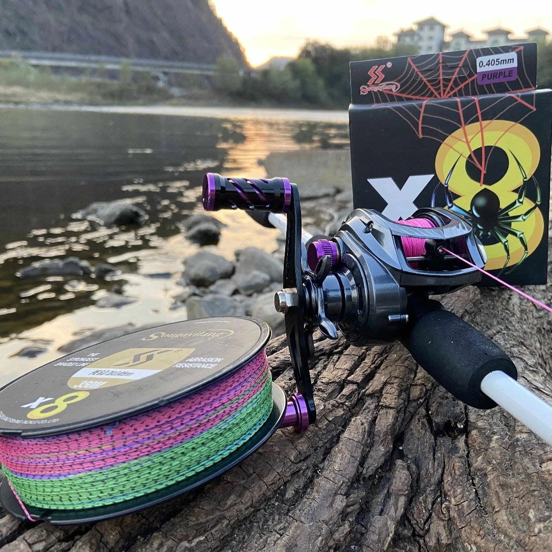 Linha de Pesca Trançada 8 Fios Multifilamento