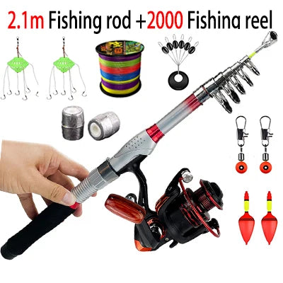 Combo MasterFish – Kit Premium de Pesca com Vara e Carretilha + BRINDE