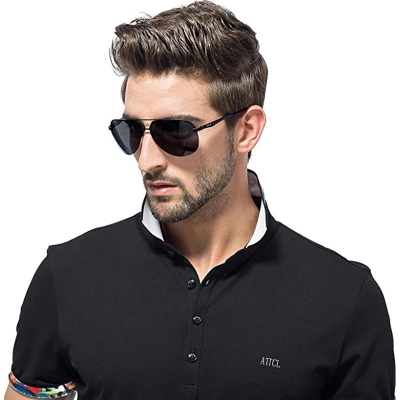 Óculos Sol Aviador Militar Unisex 2024
