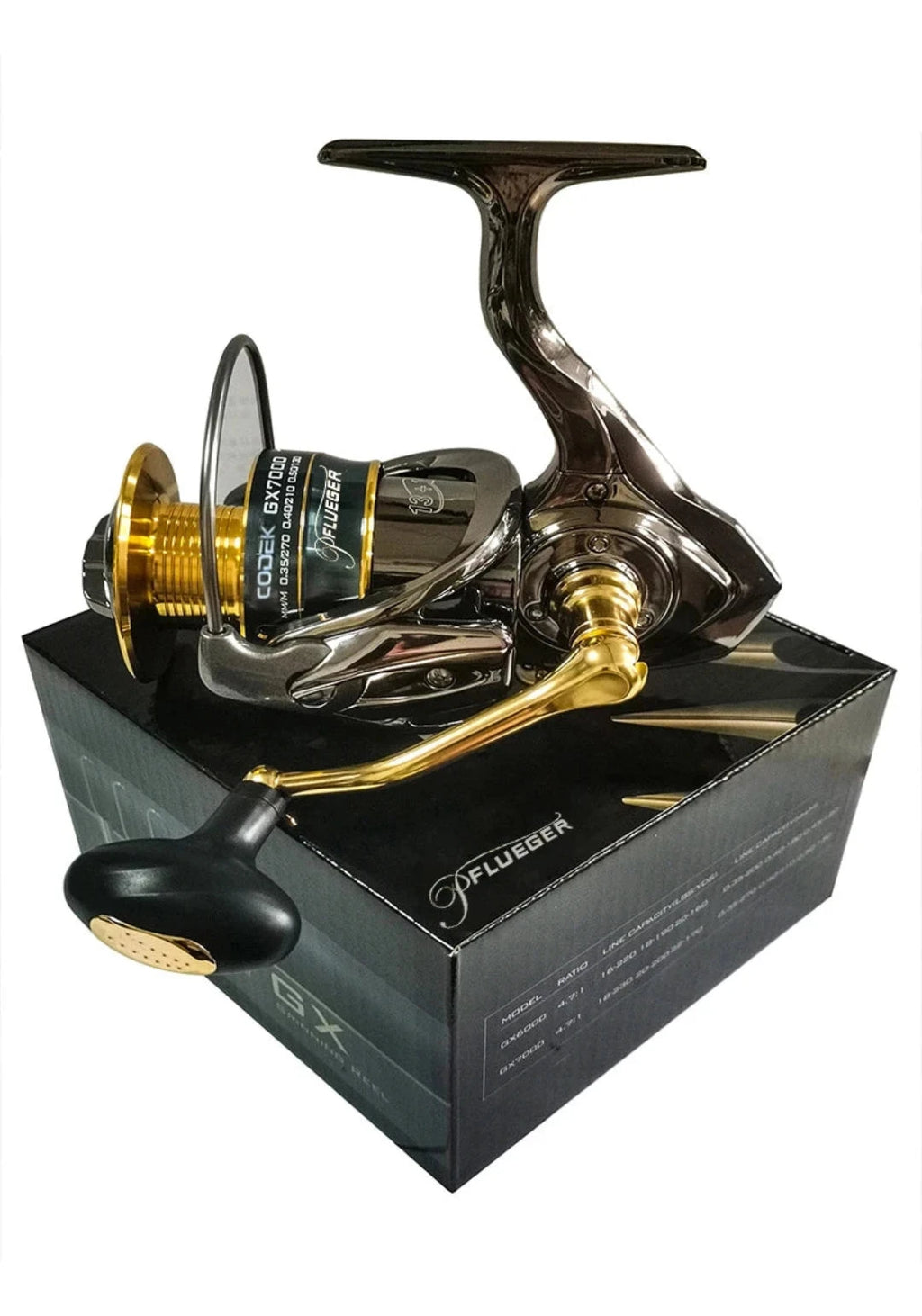 Molinete de Pesca Geração 2024 Alta Velocidade 25Kg Drag