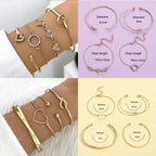 Pulseiras Vintage Kit Moda Nova Geração