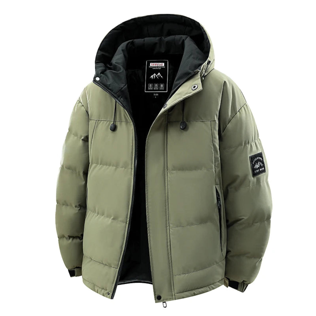 Jaqueta Parka ArcticShield™ (Capuz + Forro Térmico)