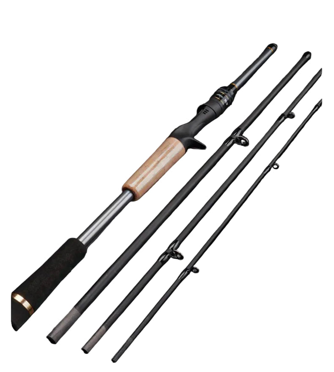 Vara de Pesca Premium de Carbono para Viagem