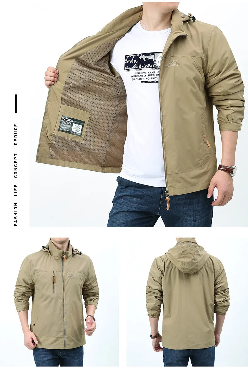 JAQUETA MILITAR OUTDOOR IMPERMEÁVEL MASCULINA