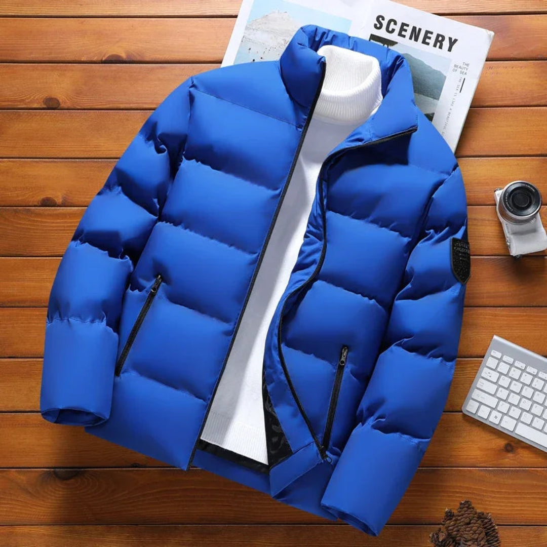 Jaqueta Puffer Masculina Everest 2026 – Gola Alta Premium