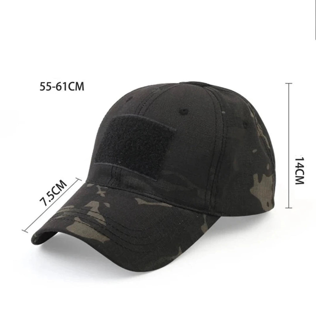 Boné Tático Militar Camuflado 100% Ajustável