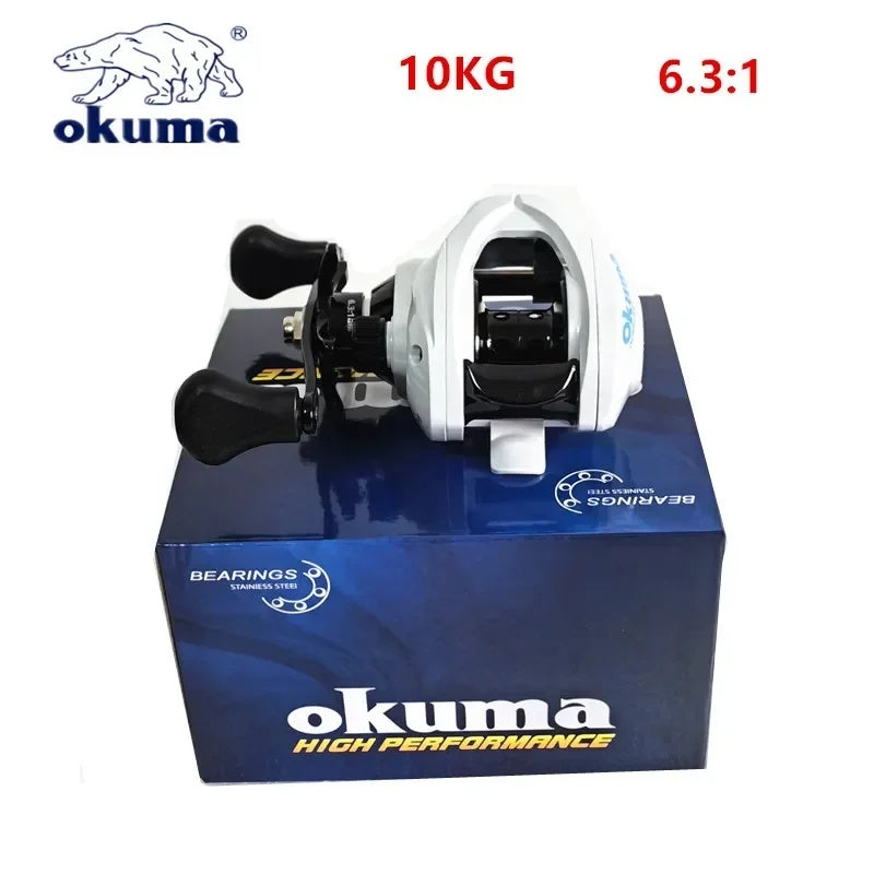 Carretilha de Pesca OKUMA 10KG Drag + Óculos Polarizado OKUMA (GRÁTIS)