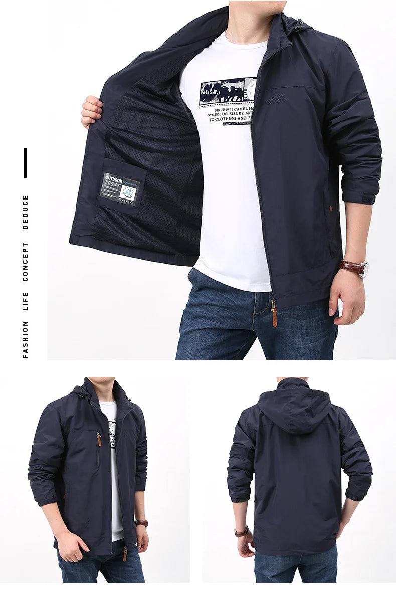JAQUETA MILITAR OUTDOOR IMPERMEÁVEL MASCULINA