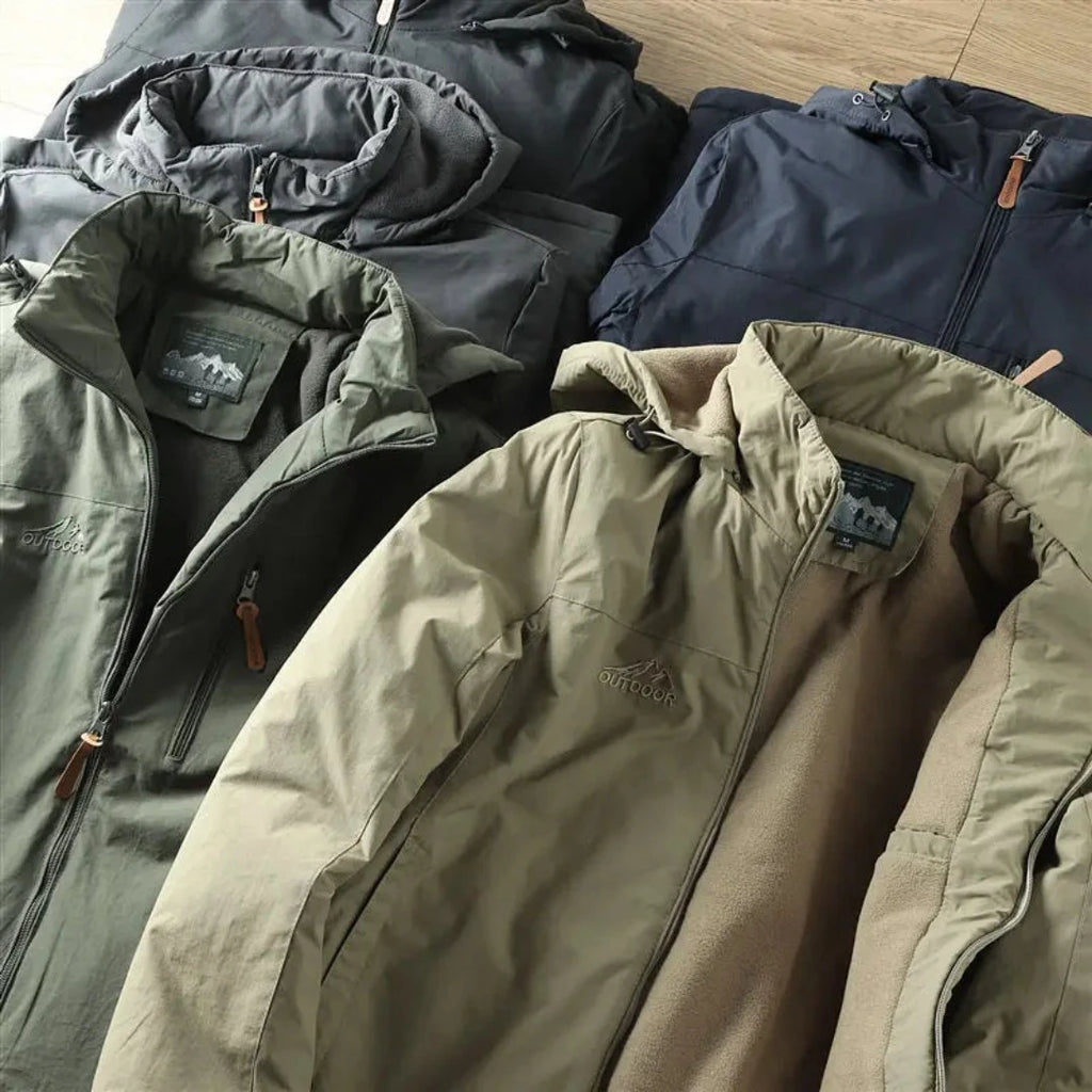 Jaqueta Militar Com Capuz Impermeável moda 2024