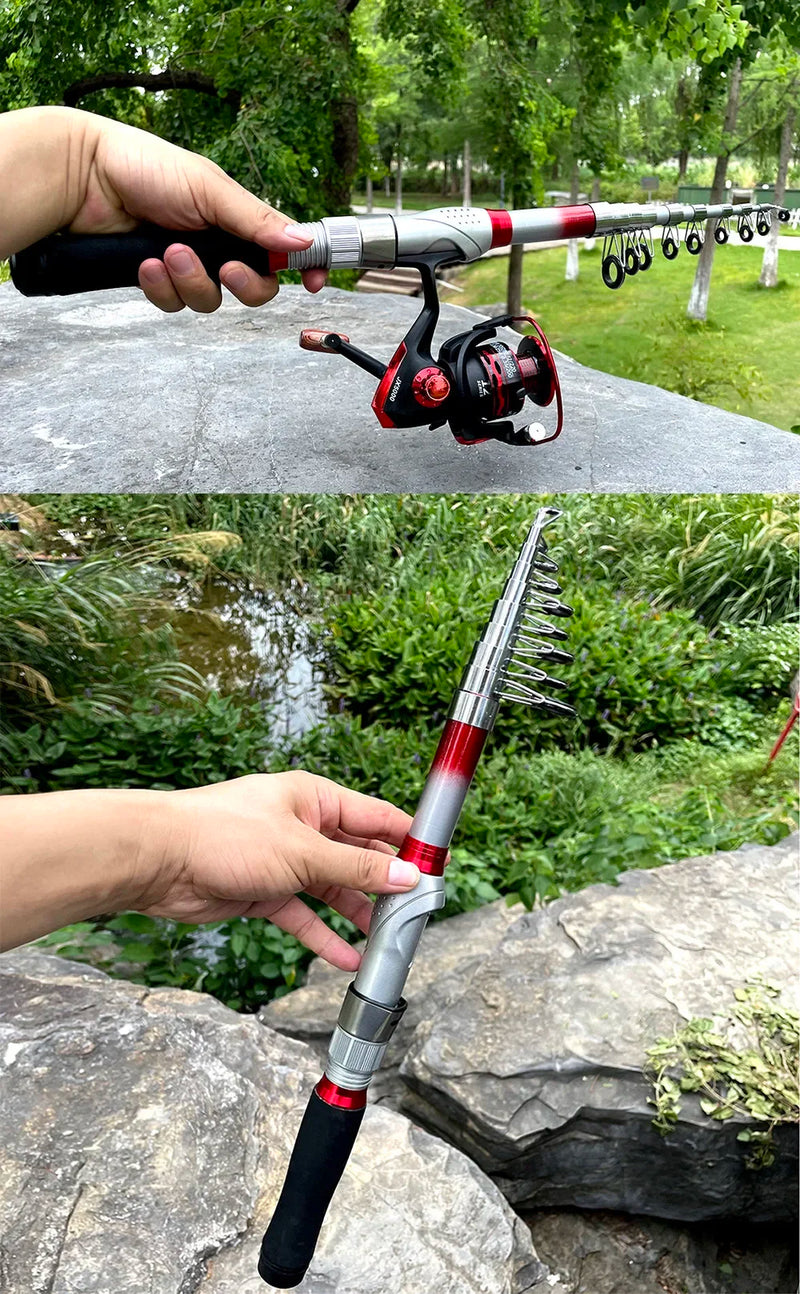 Combo MasterFish – Kit Premium de Pesca com Vara e Carretilha + BRINDE