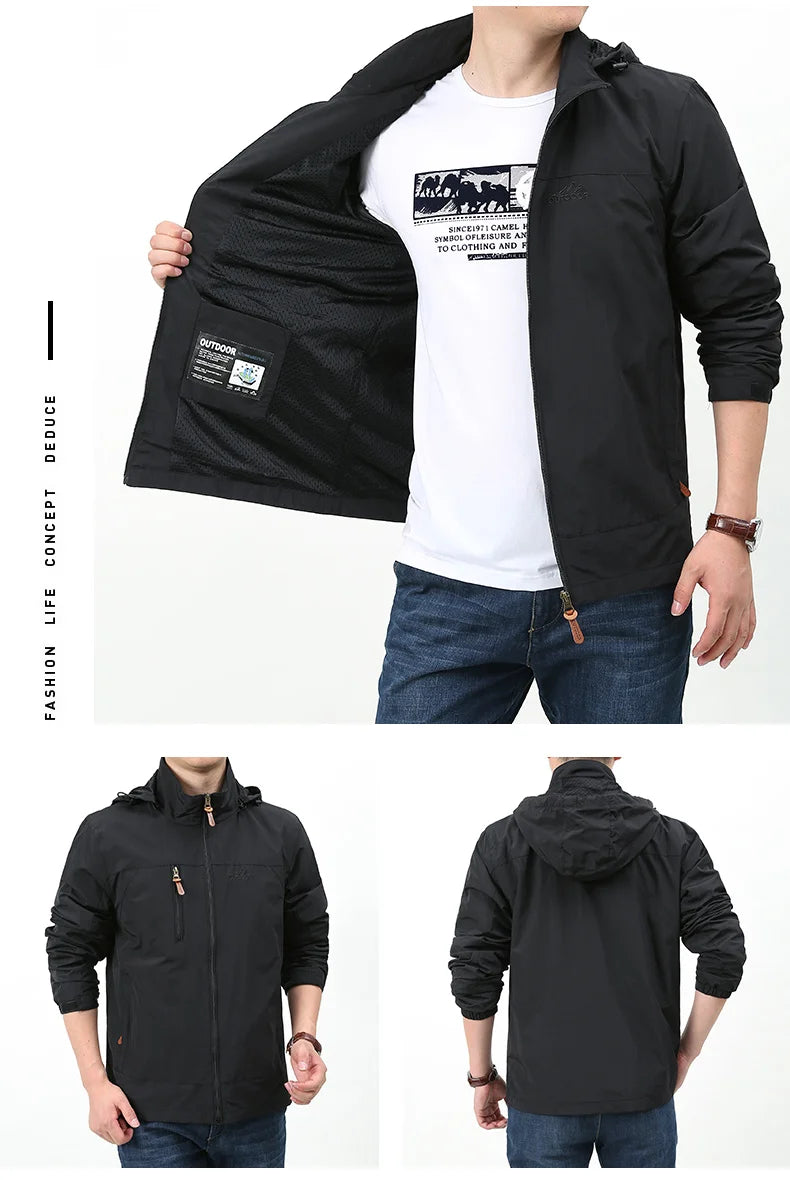 JAQUETA MILITAR OUTDOOR IMPERMEÁVEL MASCULINA