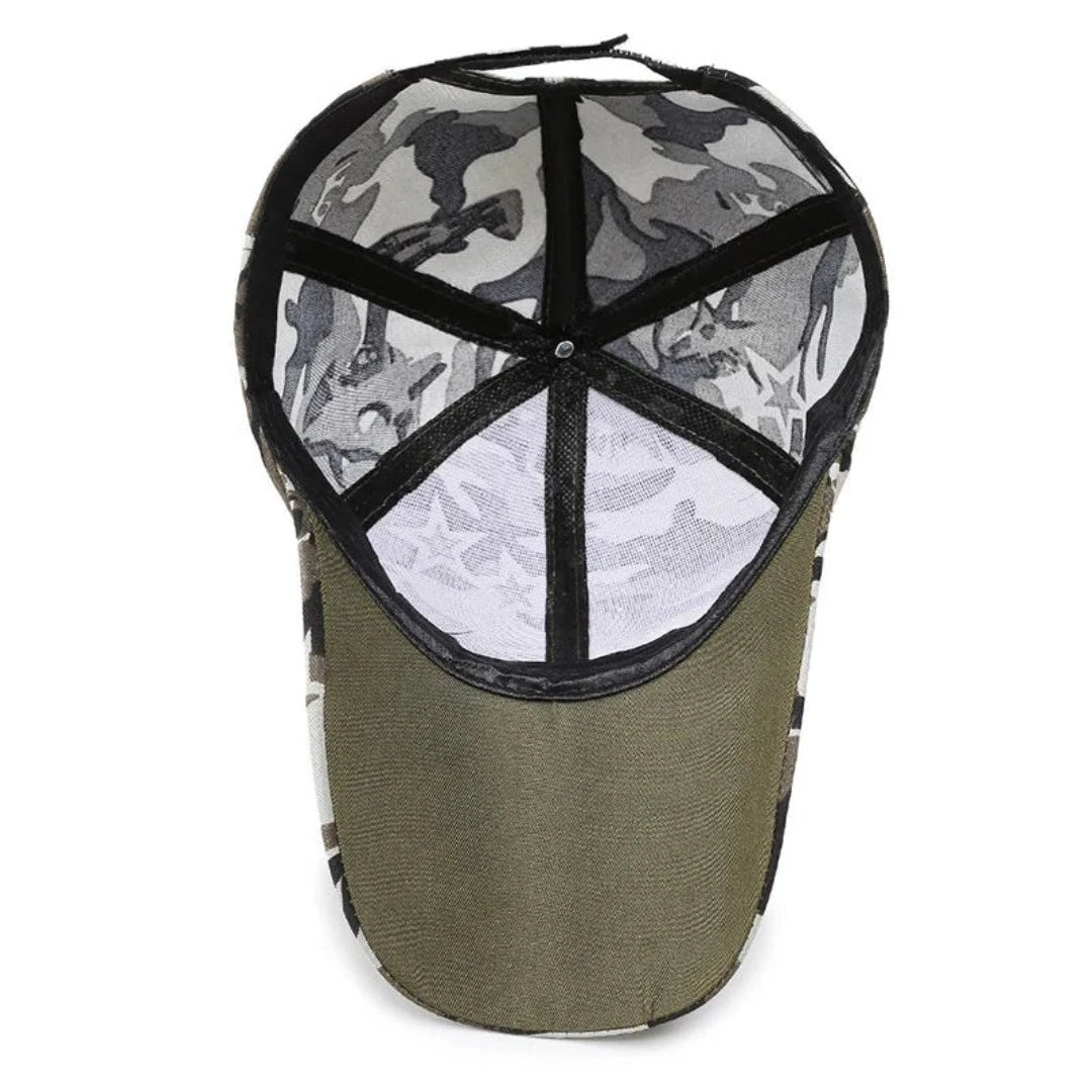 Boné Tático Militar Camuflado 100% Ajustável