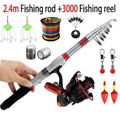 Combo MasterFish – Kit Premium de Pesca com Vara e Carretilha + BRINDE
