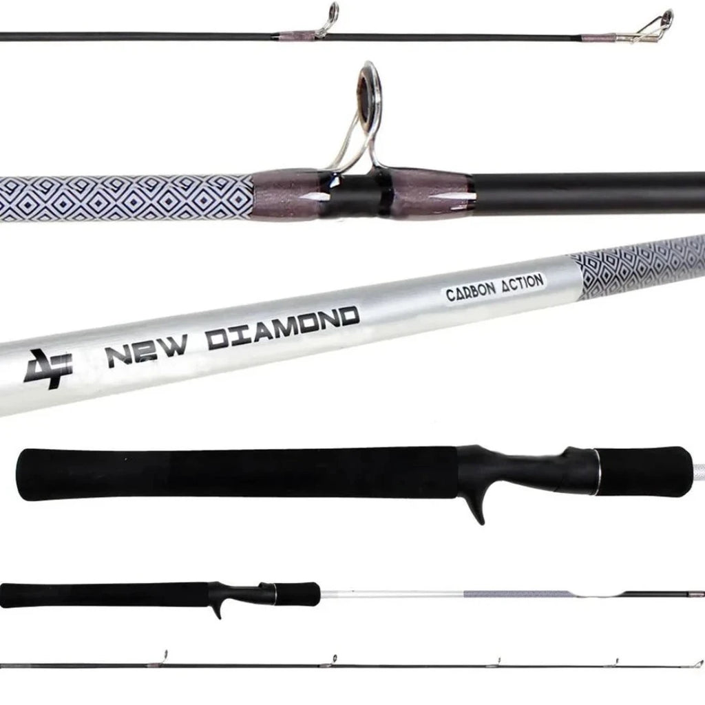 Vara P/ Carretilha Albatroz New Diamond Carb. - Lançamento