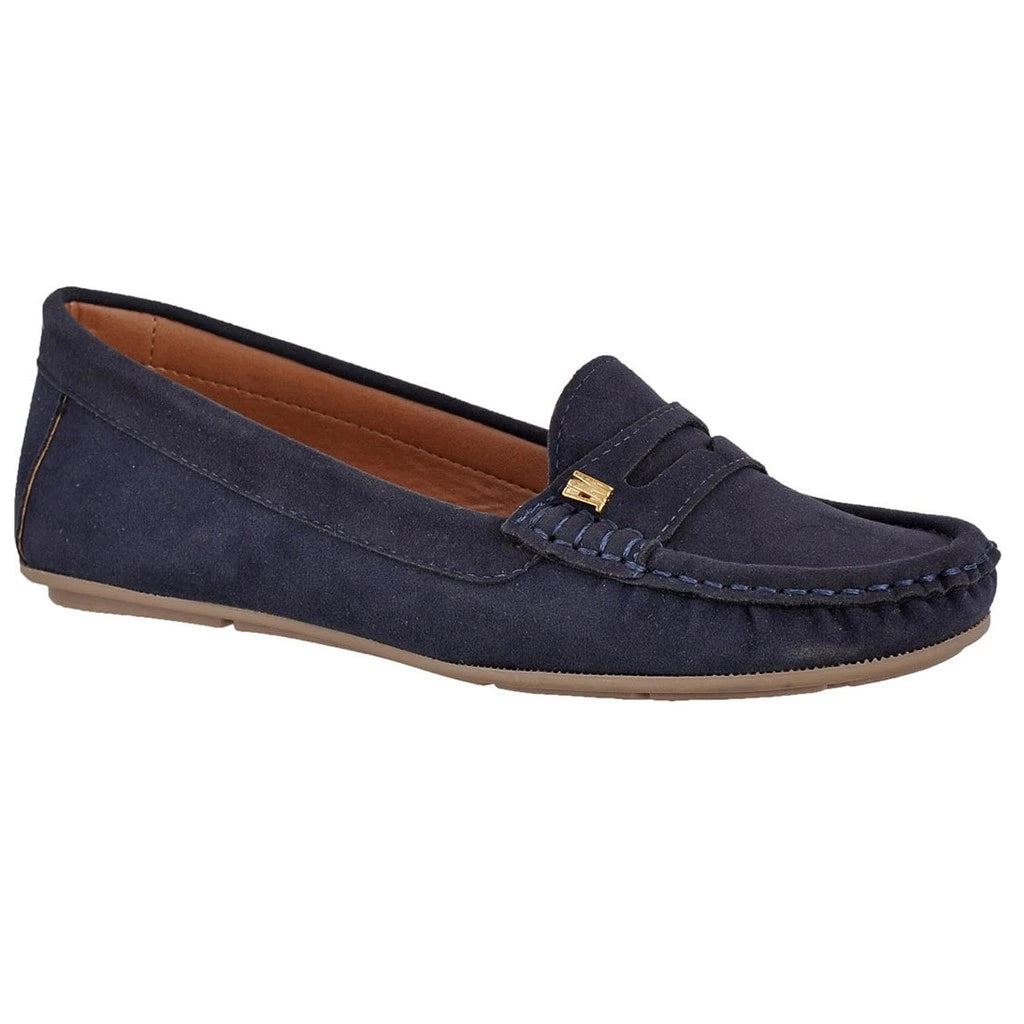 Mocassim Feminino de Camurça