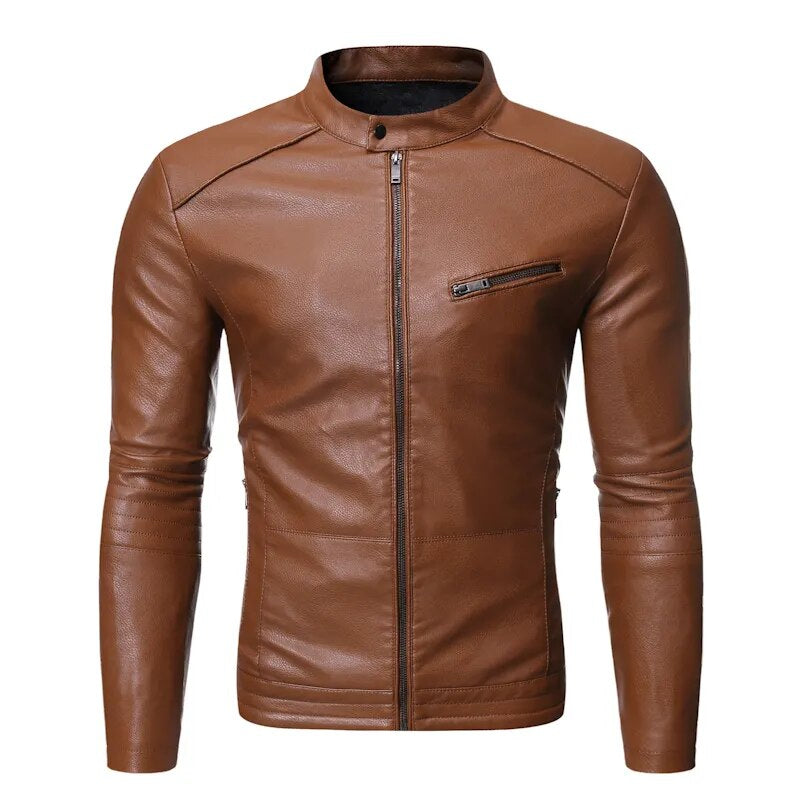 Jaqueta Masculina de Couro Exclusive