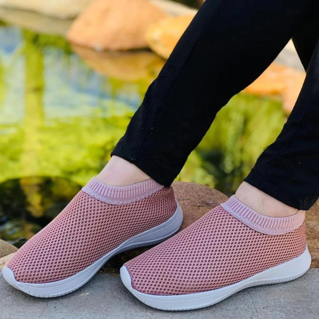 (COMPRE 1 E LEVE 2) Tênis Meia Feminino Ultra Conforto (Sensação de Andar Descalço)