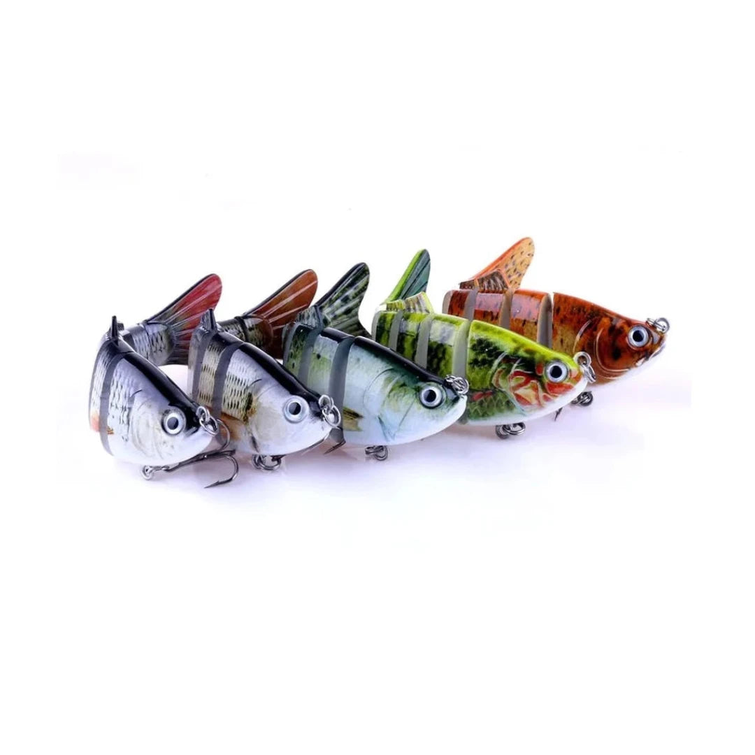 [COMPRE 4 E LEVE 5] Isca Artificial Articulada Lambari P Tucunaré + Estojo de Brinde