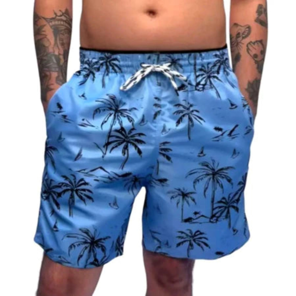 KIT 3 Short Tactel Grosso Masculino Mauricinho Adulto Surf Praia Piscina Secagem Rápida Academia Bermuda Verão