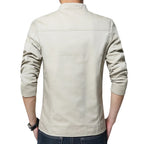 Jaqueta Blazer Masculina Fino Ajuste Formal Negócios Com Zíper