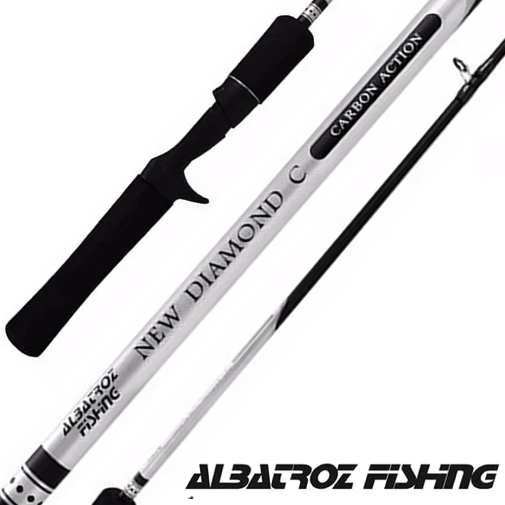 Vara P/ Carretilha Albatroz New Diamond Carb. - Lançamento