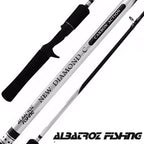 Vara P/ Carretilha Albatroz New Diamond Carb. - Lançamento