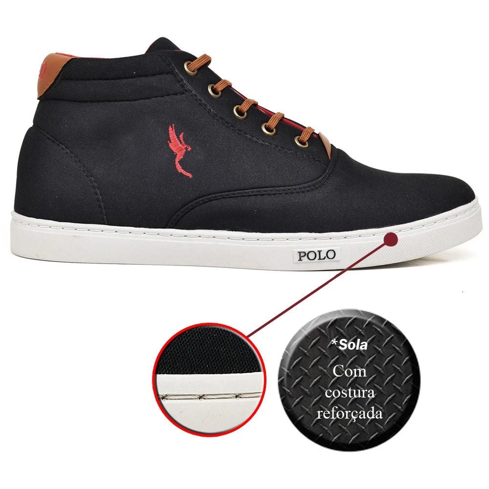 Bota Masculina Casual Polo Classic