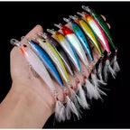 Kit 10 Isca Artificial para Pesca Tucunaré Robalo Dourado