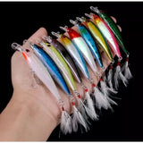 Kit 10 Isca Artificial para Pesca Tucunaré Robalo Dourado