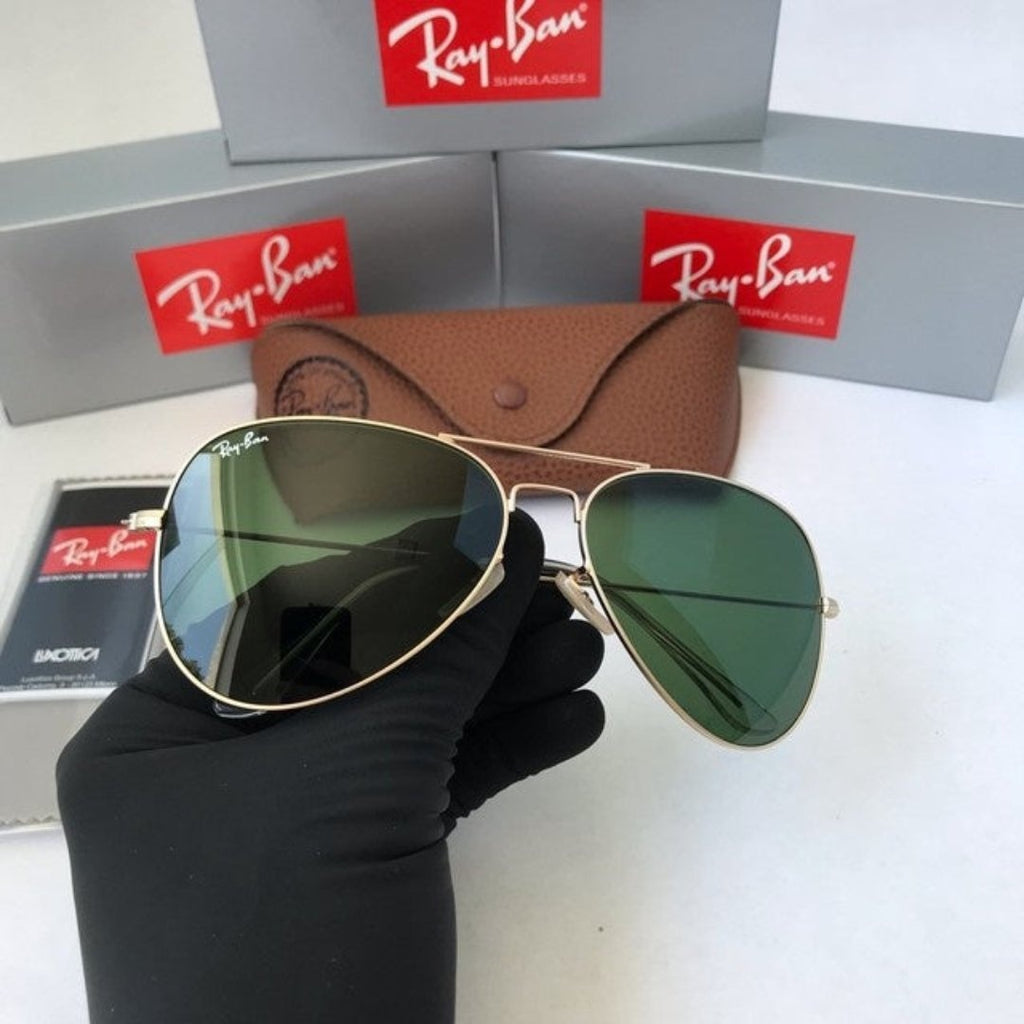 (COMPRE 1 LEVE 2) Óculos Aviador em Lentes de Cristal + Brindes Exclusivos