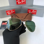 (COMPRE 1 LEVE 2) Óculos Aviador em Lentes de Cristal + Brindes Exclusivos